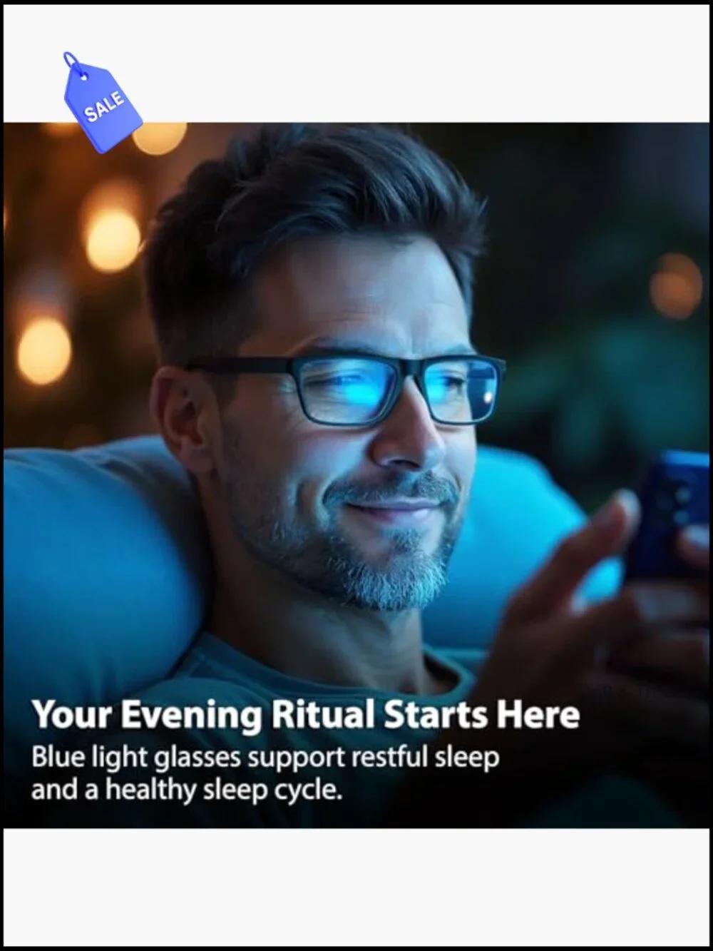 Blue Light Blocking Glasses Anti-Fatigue Computer Gaming Eyewear 1.50